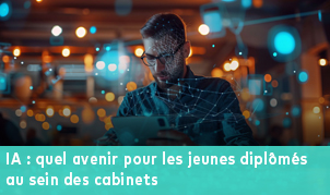 Homme travaillant sur une tablette dans un environnement numérique