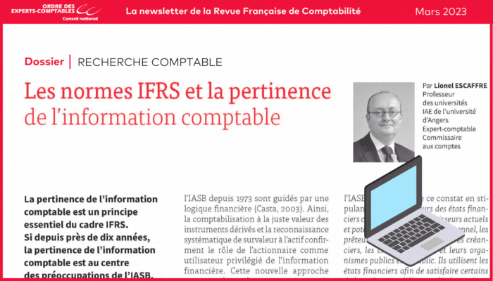 Les normes IFRS et la pertinence de l’information comptable