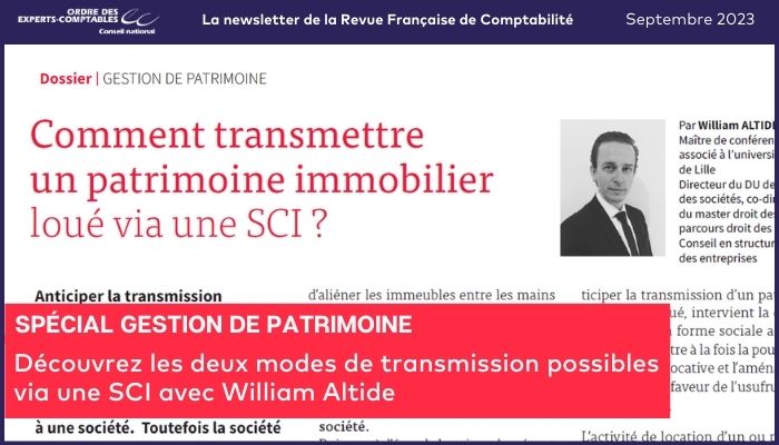 RFC septembre - Spécial gestion de patrimoine