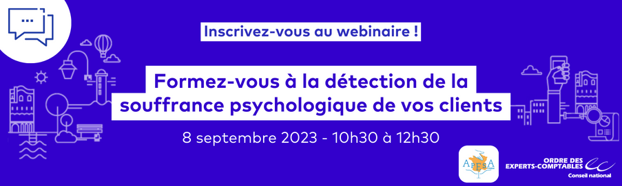 Formez-vous à la détection de la souffrance psychologique de vos clients – 08/09/2023