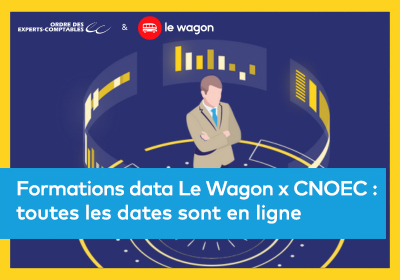 Formations data Le Wagon x CNOEC : toutes les dates sont en ligne